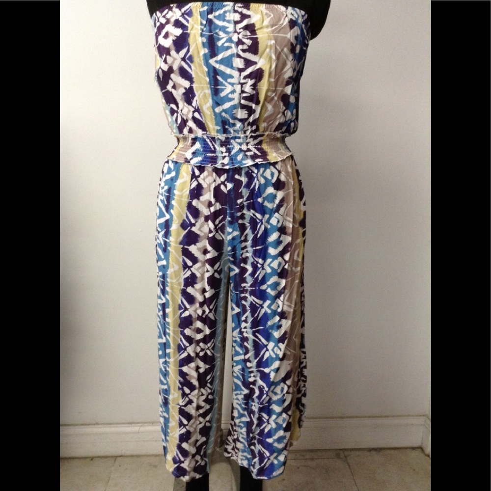 NWT printed jumpsuit
